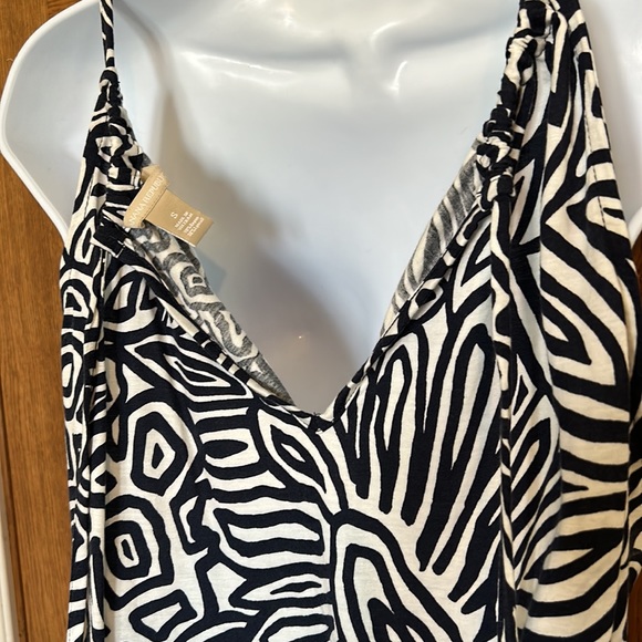 Banana Republic Navy and white Tie back Tank Top - Picture 3 of 7